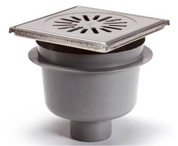 Afvoerputten abs-RVS in hoogte verstelbaar