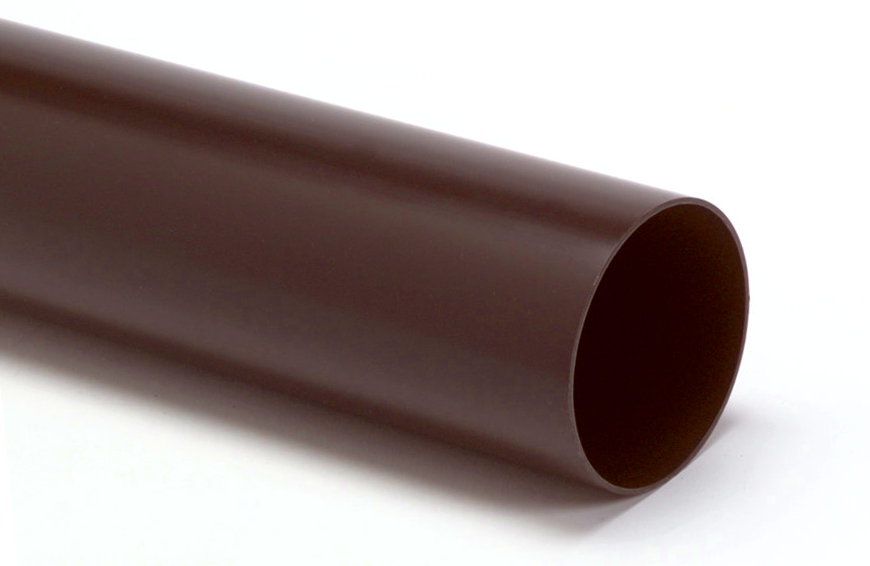 Regenpijpen PVC bruin