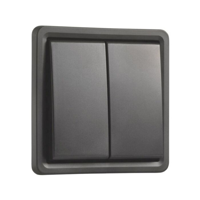 Niko new hydro zwarte spuitwaterdichte serie wipschakelaar