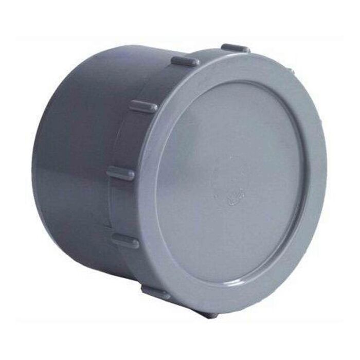 PVC LIJMEINDSTUK MET SCHROEFDEKSEL