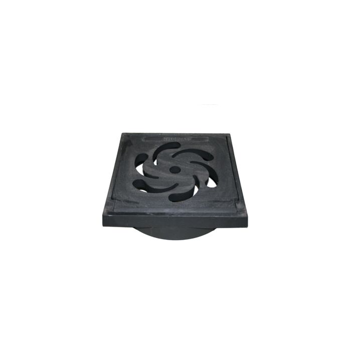 Straatkolkkop met waaier motief