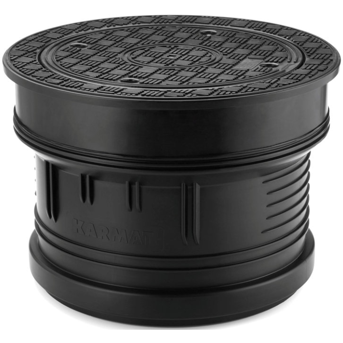 Karmat pp putafdekking met dichte deksel 315 mm 