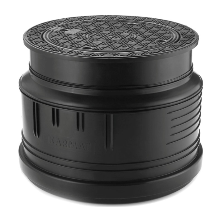 Karmat pp putafdekking met dichte deksel 400 mm
