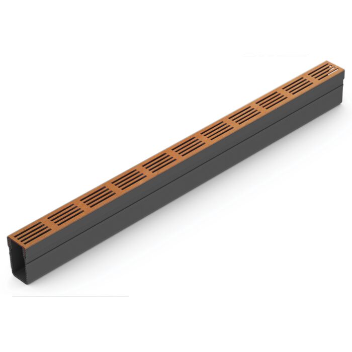 Slimline-sleufgoot-Corten