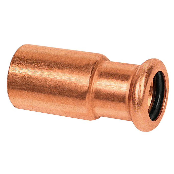 Bonfix PRESS verloopkoppeling roodkoper steek x pers 16 x 12 mm