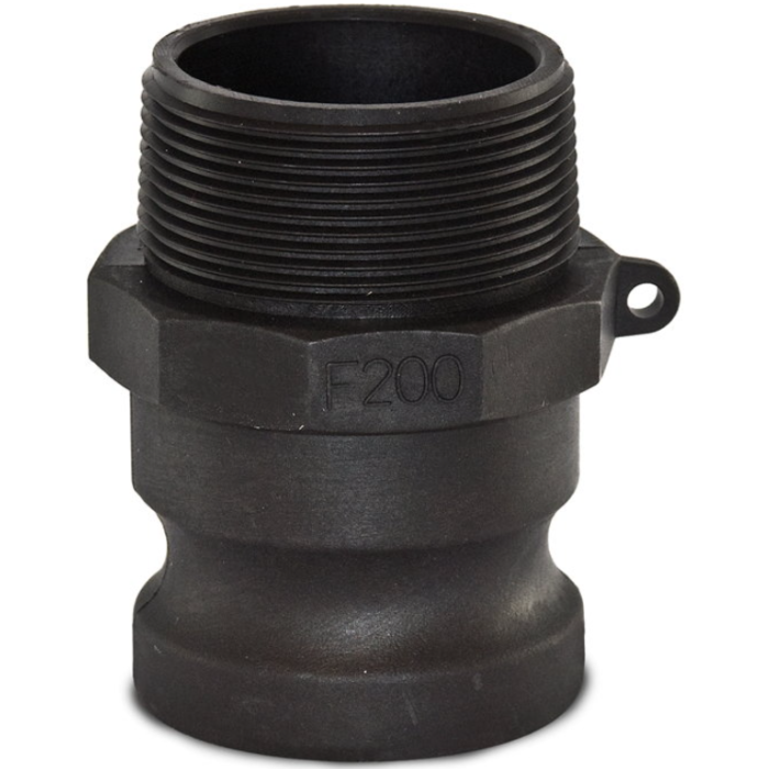 Camlock pp M-deel met buitendraad type F