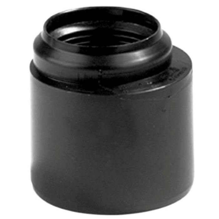 PP verloopring excentrisch zwart 90 mm x 40 mm