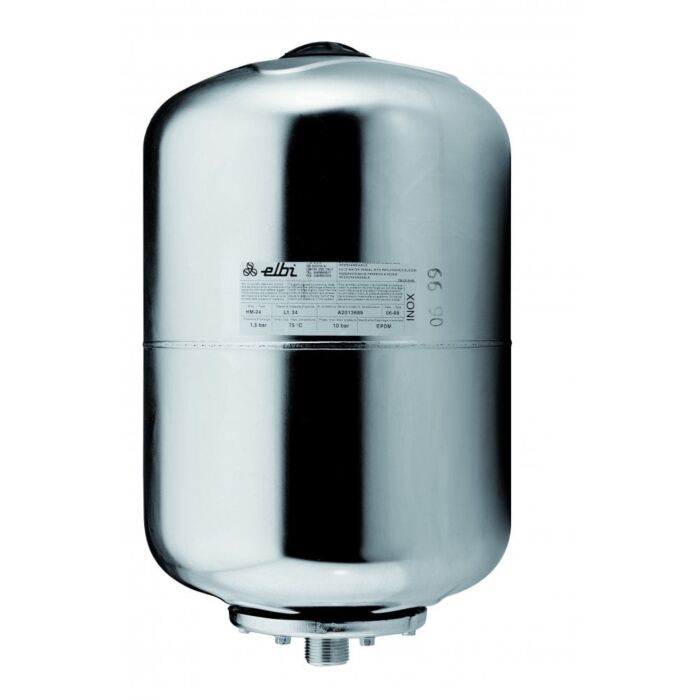 Elbi 24 Ltr Aquatank S/Steel verticaal