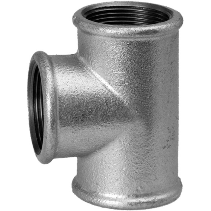 Galva T-stuk 1/4 inch binnendraad