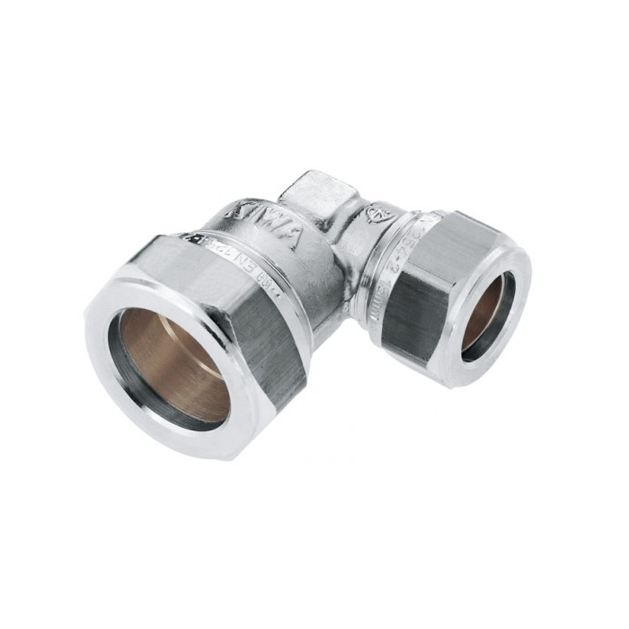 Bonfix messing verloopknie vertind knel 28 x 22 mm