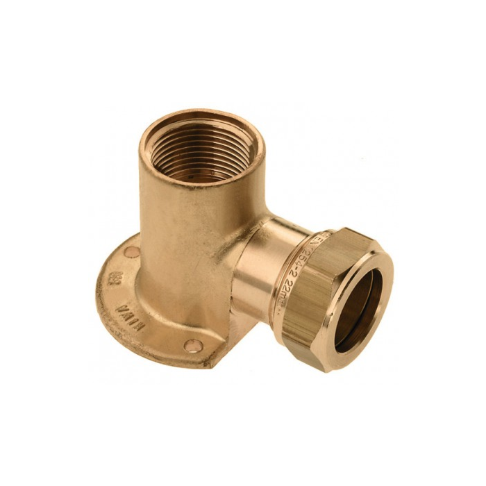 Bonfix messing muurplaat knel x binnendraad