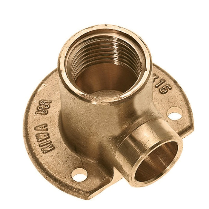 messing-muurplaat-laag-model