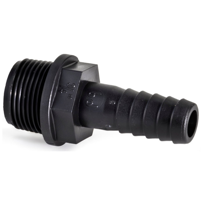 PP slangtule buitendraad zwart