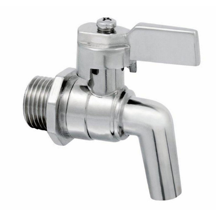 Rvs tap-kogelafsluiter-1-inch