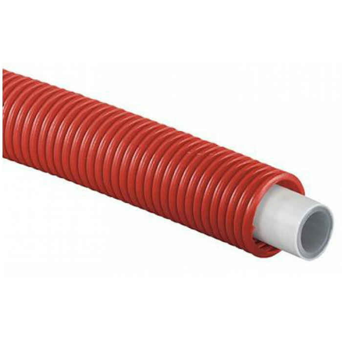 Uponor Uni Pipe PLUS in mantelbuis Rood