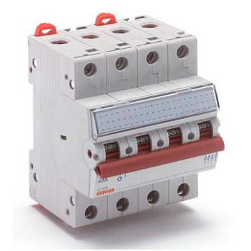 Gewiss hoofdschakelijk 40A 4 polig