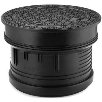 Karmat pp putafdekking met dicht deksel 
