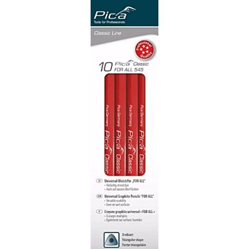 Pica 545/24 Universeel Potlood 23cm 10 stuks