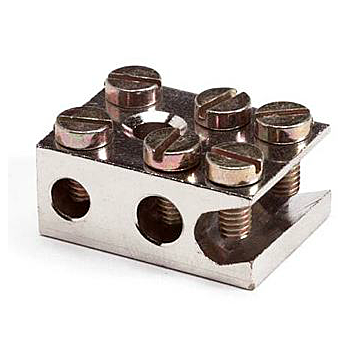 Radiatoraftakklemblok messing