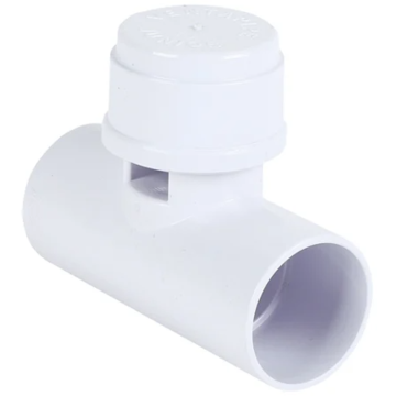 Beluchter met aan 2 zijden lijmverbinding, wit, diameter 32mm