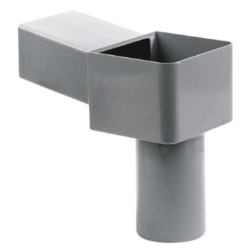 Dyka stadsuitloop met vergaarbak