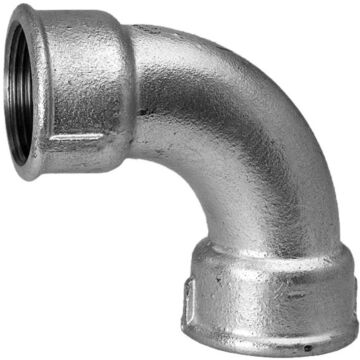 gegalvaniseerde 90° bocht met binnendraad