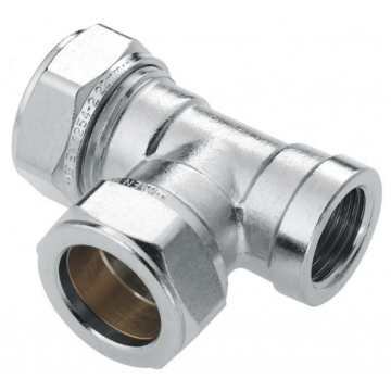 Bonfix messing T-stuk 