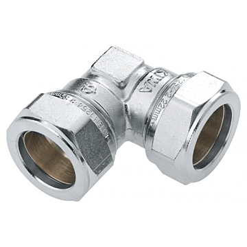 Bonfix messing knie 2 x knel vernikkeld