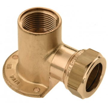 Bonfix messing muurplaat knel x binnendraad