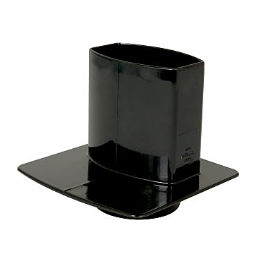 nicoll-ovation-zwart-hwa-overgangstuk-met-grondplaat