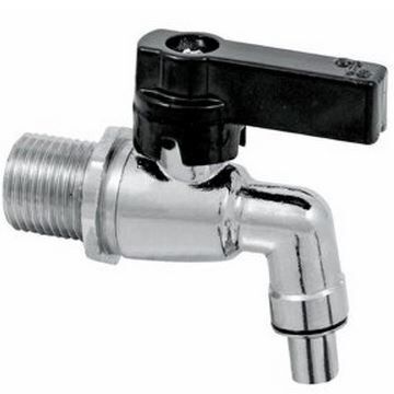 RIV messing tap kogelkraan met flessen vul uitloop