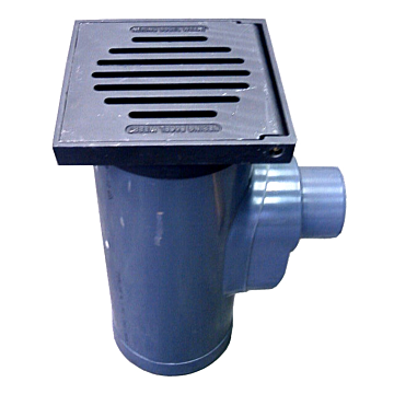 PVC tegelpadkolk compleet spie 125