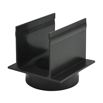 Verbindingsstuk met 75 mm uitloop voor Lijngoot smal 65 mm